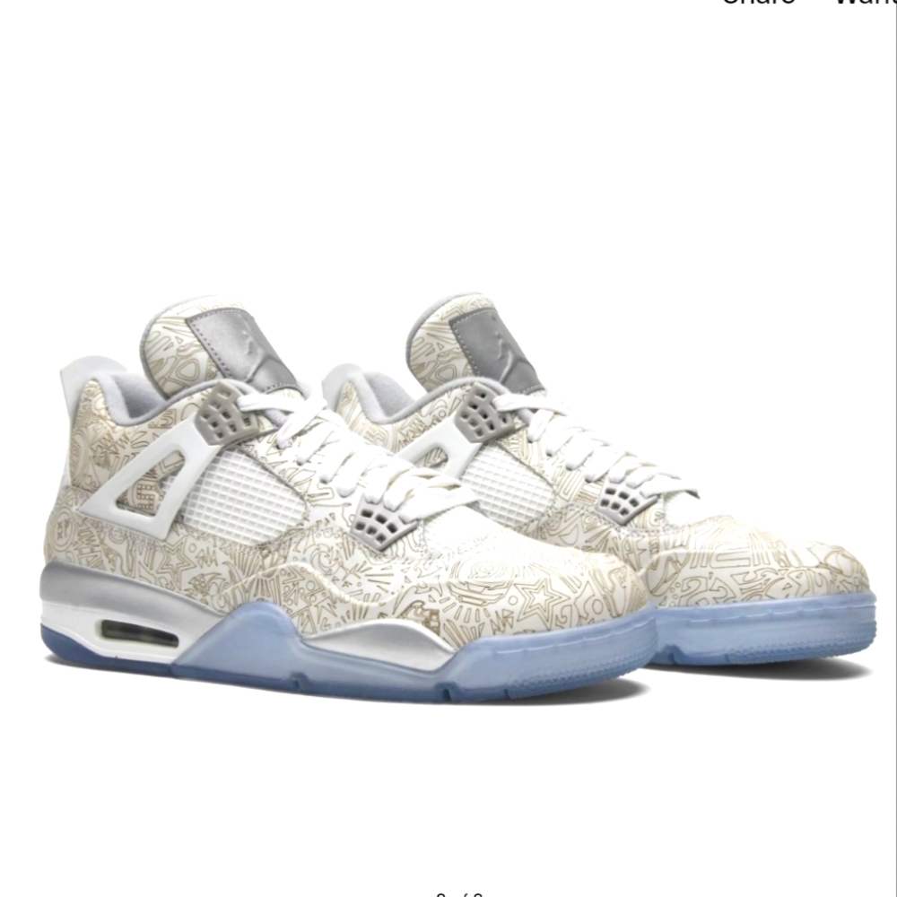 Laser 4s Jordan's Men Size 11 Authentic